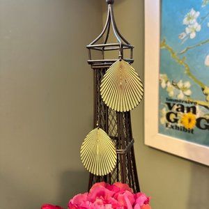 Cute Drop Metal Green Earrings